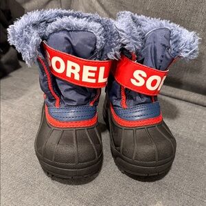 Sorel Kids' Boots - Navy, Red, and Black